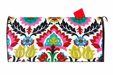 Fabric Abstract Vinyl Magnetic Mailbox Cover Made in the USA