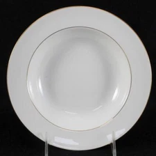 Wedgwood SIGNET GOLD Rim Soup Bowl Bone China 501625 GREAT CONDITION