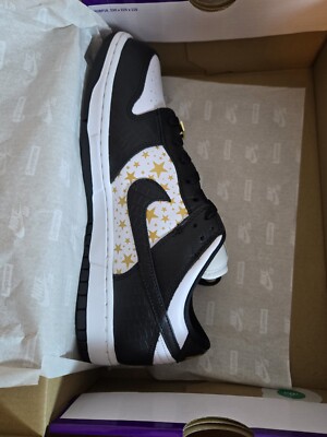 Nike SB Dunk Low OG QS Supreme Stars Black Men's Size 10 DH3228