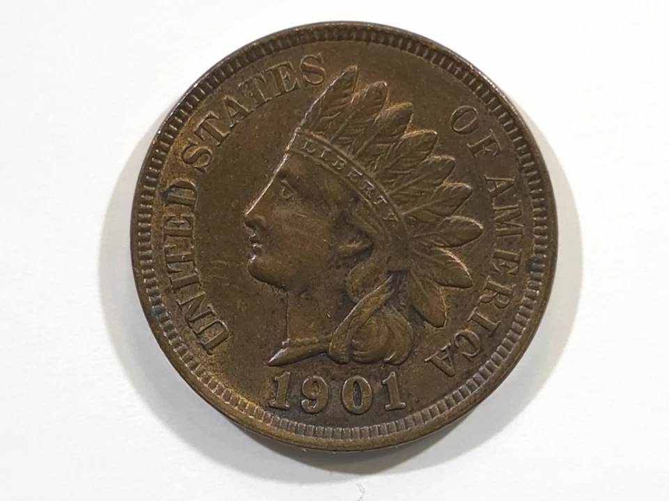 1901 Indian Head Penny  - Image 3 of 4