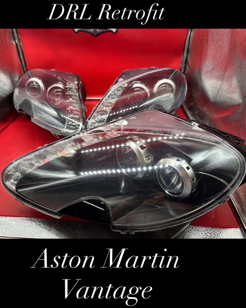 2005 2008 2015 2016 ASTON MARTIN Right Left VANTAGE HEADLIGHT DRL REPAIR SERVICE