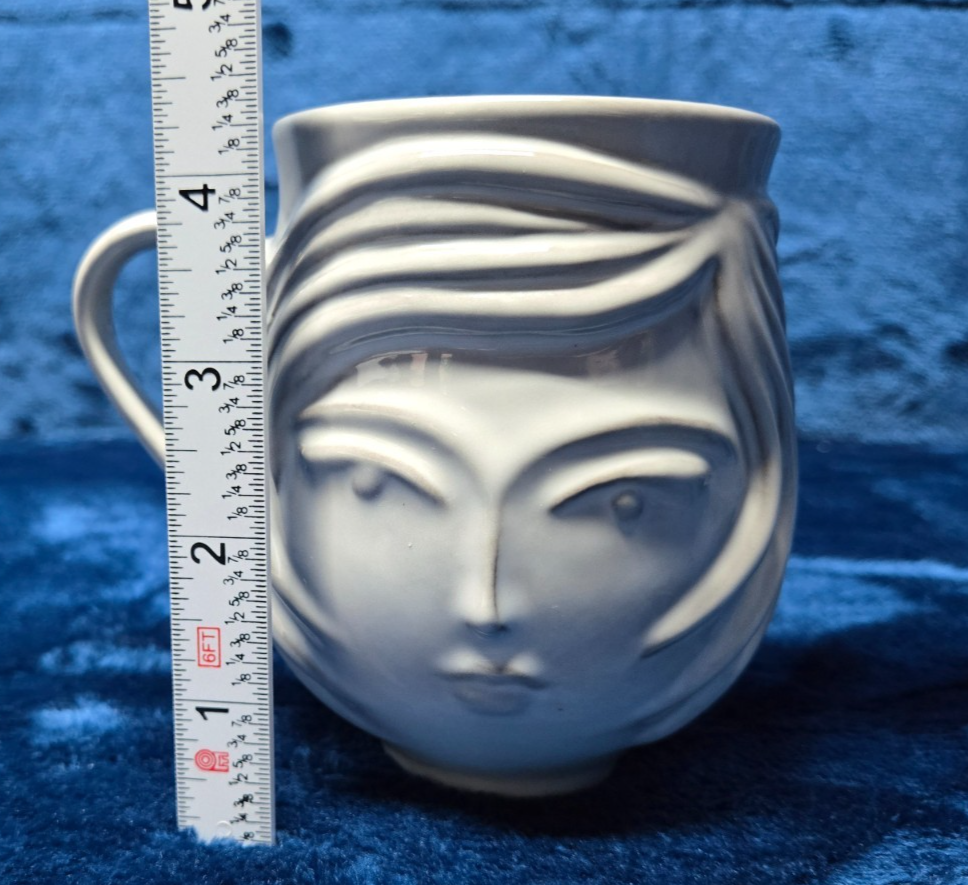 Jonathan Adler Utopia Mug Double Sided Lady | eBay