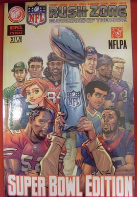 NFL RUSH ZONE GUARDIANS CORE VOL.1 SUPER BOWL ONLY ACTION LAB TPB COMIC 2013 NEW