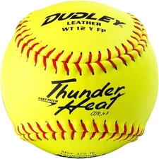  Dudley NFHS Softballs 12" Leather Fastpitch .47/375 Thunder Heat Game Balls