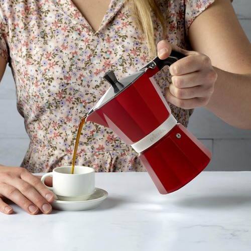 Macchina da caffè espresso e caffè con piano cottura classico, moka per ca... - Foto 8 di 8