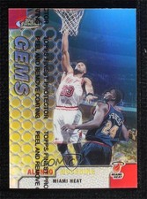 1999-00 Topps Finest Gems Refractor Alonzo Mourning #107 HOF 0d44