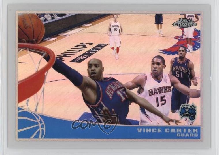 2009-10 Topps Chrome Refractor /500 Vince Carter #60 HOF