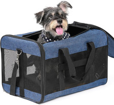 Hundetransportbox Weichseite für große Katzen und kleine Hunde bis 10 kg, faltba