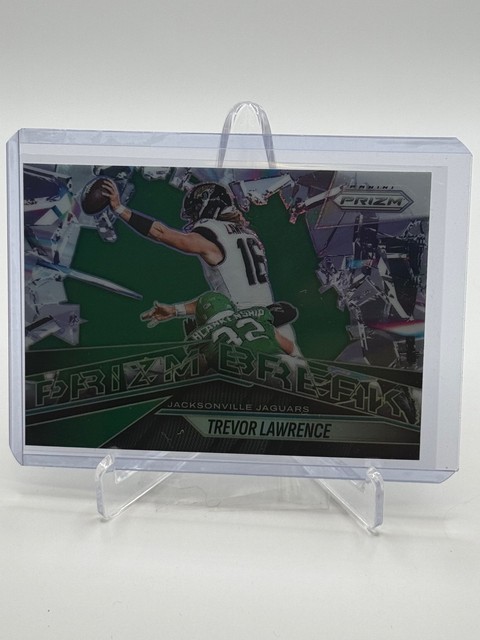 2025 Panini Prizm #1 Trevor Lawrence Prizm Break Green