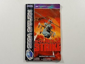 SOVIET STRIKE SEGA SATURN PAL-EURO (COMPLETE - MANUAL DAMAGE)