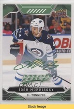 2019-20 Upper Deck MVP Green Script Josh Morrissey #159 READ eg1