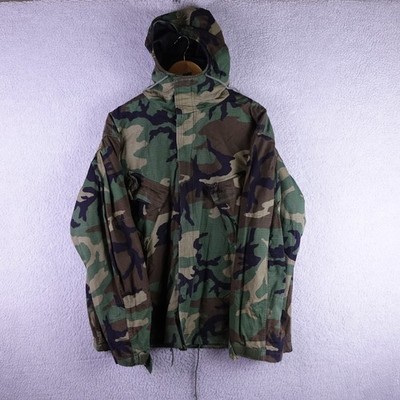 Golden Mfg US Military Woodland Camo Chemical Protective Suit Jacket Medium