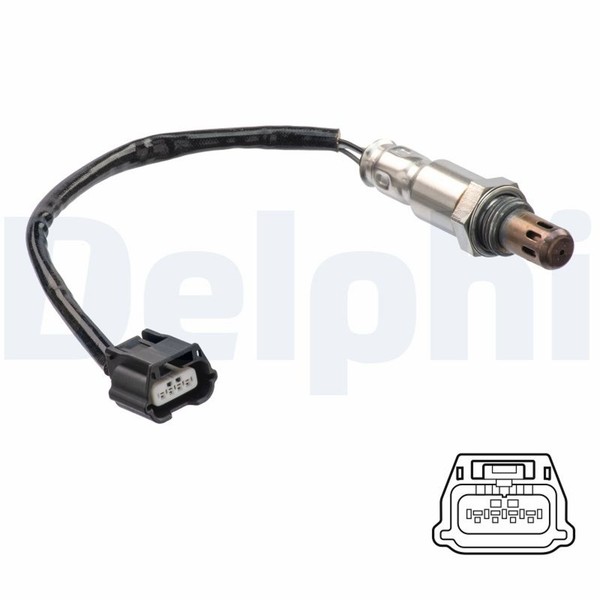 Delphi Lambdasonde Sensor Abgassteuerung ES21285-12B1 FüR Nissan Micra 4 K13K-image