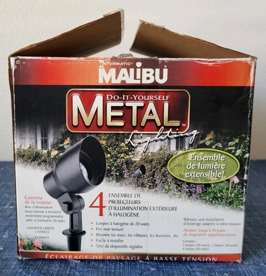 Intermatic • Malibu • Outdoor Metal/Halogen Landscape Floodlight Kit • CL90004T - Image 3 of 4