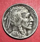 1929 US Buffalo Nickel! "Philadelphia" Mint XF Details! Old US Coin!