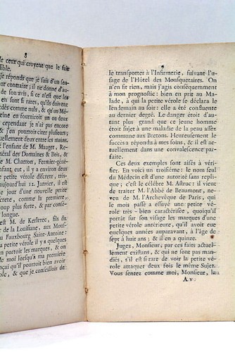 Lettre concernant querelle Inoculation de la Vérole 1759 - Picture 4 of 8