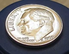 1963 Rosy Choice/ Gem BU Dime  90% Silver  Blazing Original Luster # 427