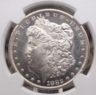 1882 "CC" Morgan SILVER Dollar $1 NGC MS61 PL #017 *PROOF LIKE* Unc ECC&C, Inc.