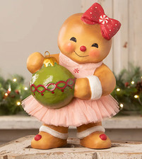Bethany Lowe Gingerbread Joy 15.5  Christmas Figurine, TJ4312 NEW 2025