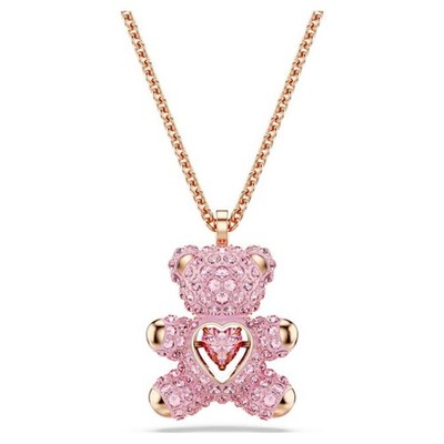Swarovski Teddy Little Bear Necklace rhodium-plated