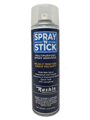 Professional Foam & Fabric Upholstery Leather Aerosol Adhesive Glue Web Spray