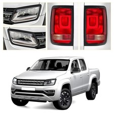 für VW Amarok 2009-2022 Scheinwerfer Blenden und Rückleuchte Rücklicht Abdeckung