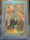 2021 Panini Donruss Optic - Rated Rookie Trevor Lawrence #201 Aqua Prizm /299...