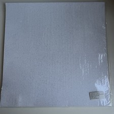 20 pc Darice Non Shed Glitter Paper Card Stock 12 x 12 Silver A/B White Glove