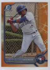 2022 Bowman Draft Chrome Orange Refractor 11/25 Luis Meza #BDC-89 0o48
