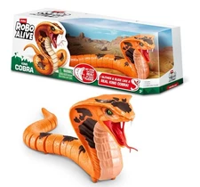 Robo Alive King Cobra by ZURU, Battery-Powered Robotic Moving Snake Toy