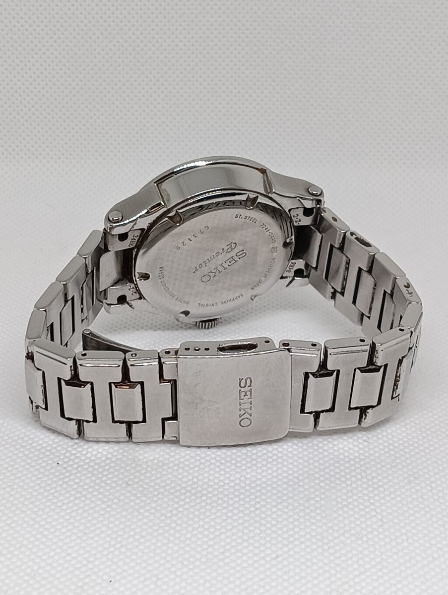 Seiko Premier Kinetic Perpetual Calendar 673129 Excellent Working