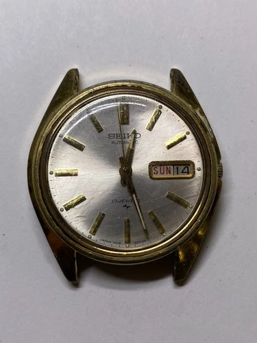 Vintage Seiko 7006-8007 Automatic Men's Watch, Pre-Owned, Runs (34-#25)