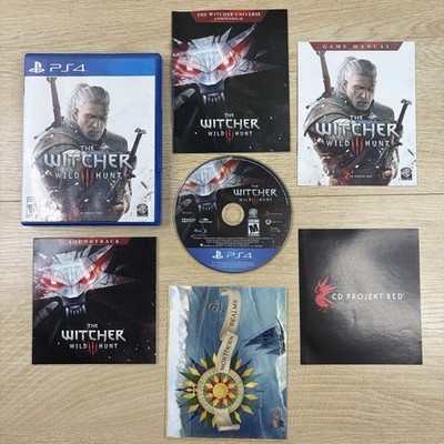 Witcher 3: Wild Hunt (PlayStation 4, 2015) CIB Soundtrack Map