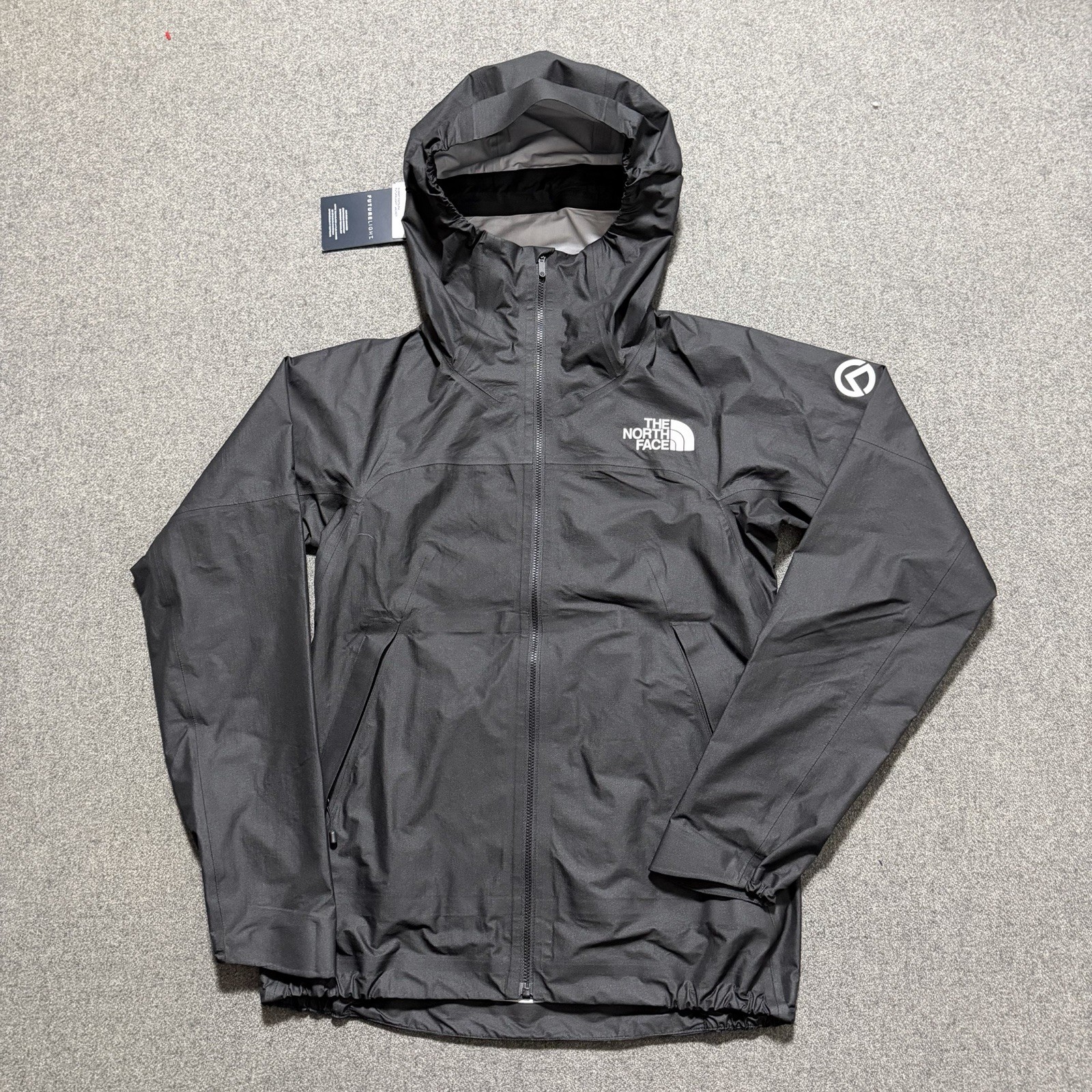 Chaqueta de lluvia North Face Summit Series Papsura Futurelight negra para mujer XS nueva con etiquetas