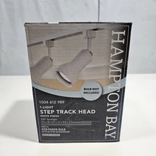 Hampton Bay 1-Light White Linear Track Lighting Head R20/PAR20