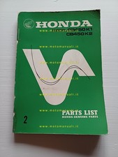 HONDA CB 450 K1 - CB 450 K2 1969-70 catalogo ricambi originale