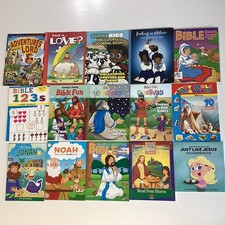 Religious Bible Story Coloring Activity Preschool Kindergarten 1st 15 Book Lot
