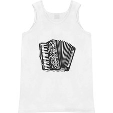'Piano Accordion' Adult Vest / Tank Top (AV056018)