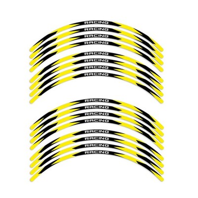 R01B For Honda CB300F 15-18 Yellow Wheel Decals Stickers 17 16