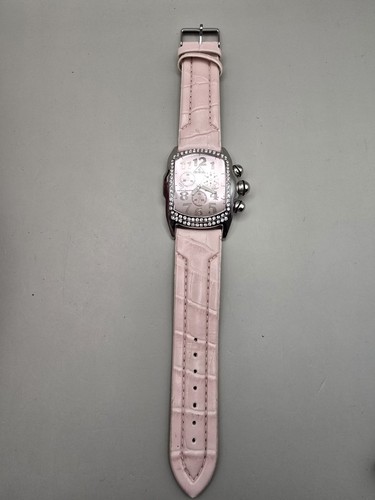 Pink And Silver Geneva Watch - Picture 4 of 9