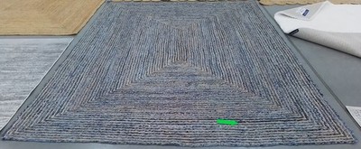 BLUE NATURAL 9'-0'' x 12'-0'' Broken Thread Rug Reduced Price 1172797429 CAP202M-9