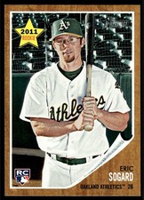 2011 Topps Heritage Eric Sogard Rookie Oakland Athletics #348