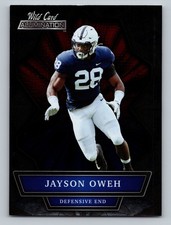 2021 Wild Card Alumination #ABC-31 Jayson Oweh