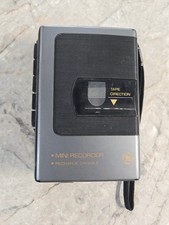 General Electric GE 3-5353A Mini Cassette Recorder Player w/Mic Parts/Repair