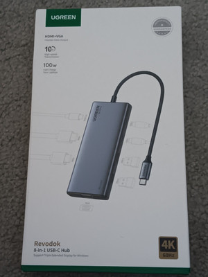  UGREEN Revodok 8 in 1 USB -C Hub NEW