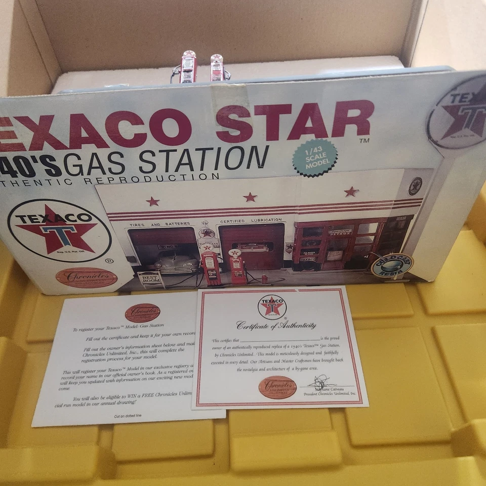 Chronicles Limited Collectibles escala 1/43 The 1940's Texaco Star posto de gasolina Sh - Imagem 3 de 4