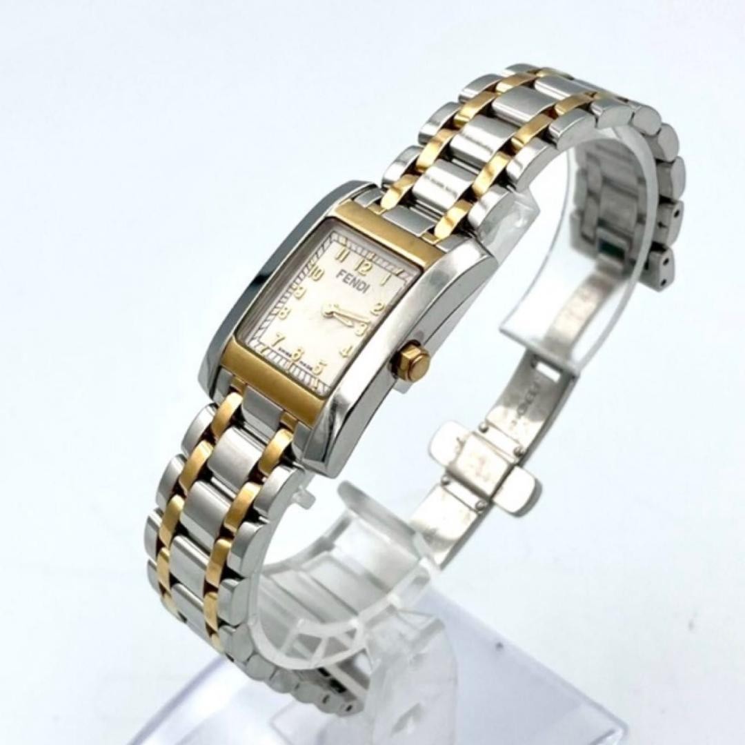 FENDI 632 Quartz Rectangular Watch for Women Used - image 3