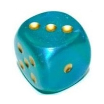 d6Cube16mm Borealis Luminary TLgd - Chessex (Pack of 12)