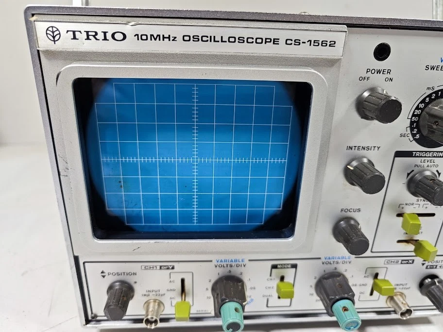 Trio CS-1562 10MHz Oscilloscope - For Parts/Repair - Image 2 of 4