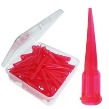 120pcs 25GA Whole Plastic Tapered Glue Dispensing Tips Adhesive Dispensing Plast